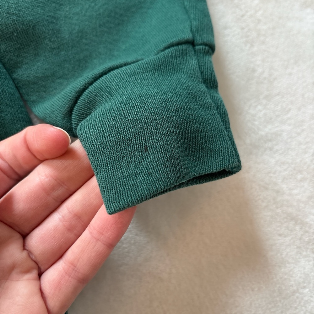 Vintage Gopher Sport Medium Green Squirrel Apple Turtleneck Pullover Sweater - Picture 6 of 8